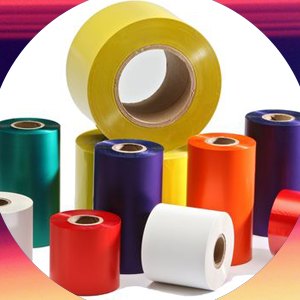 Rollos de ribbon de colores